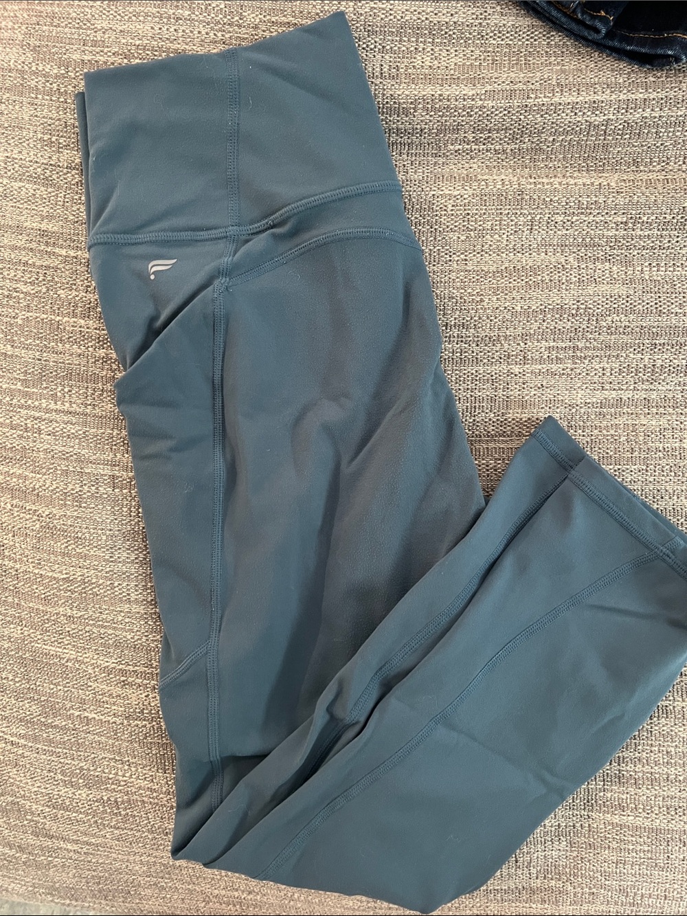 Fabletics PureLuxe Teal-Blue High-Waist Performance Leggings
